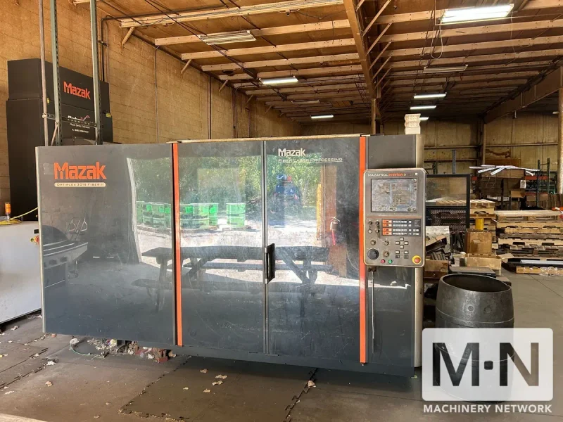 4,000 WATT MAZAK OPTIPLEX 1 FIBER LASER
