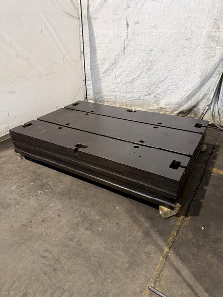 60" X 90" X 14" T-SLOTTED FLOOR PLATE. STOCK # 0632221