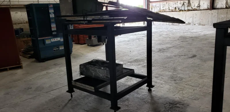 Bowl Stand 46 x 46 x 54 ½ w/enclosure