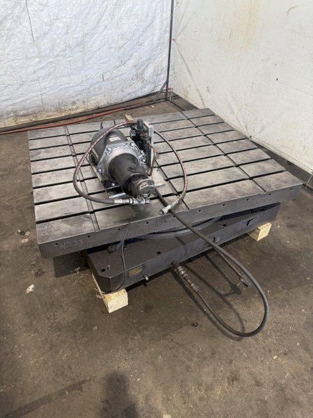 40" X 50" DEVLIEG AIR LIFT ROTARY TABLE. STOCK # 0221326