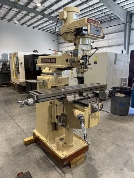 CHEVALIER KM-3VS Vertical Milling Machine 3 H.P. #7402