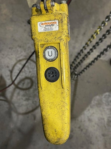 1 TON YALE SINGLE PHASE ELECTRIC HOIST HOIST: STOCK #74837