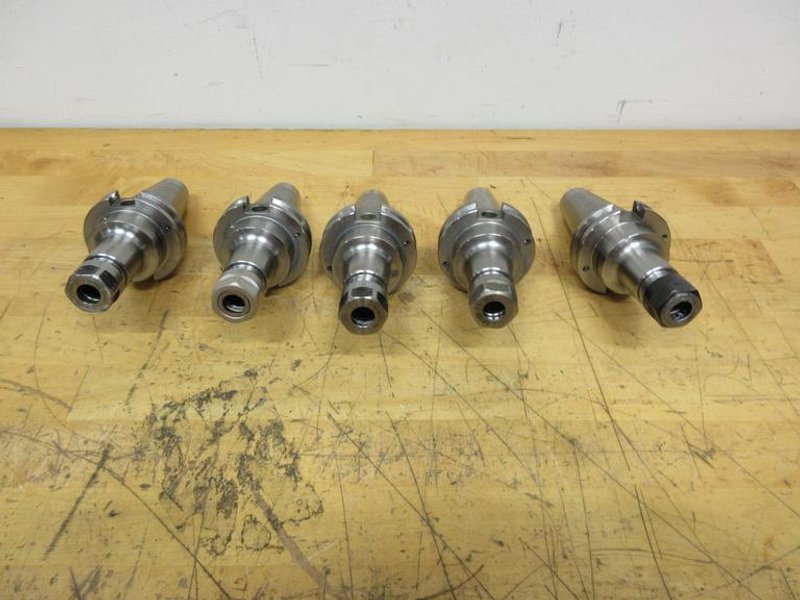 Accupro (5) CAT40 ER16 Collet Type Tool Holders 3.5" Gage Length- Auction Item