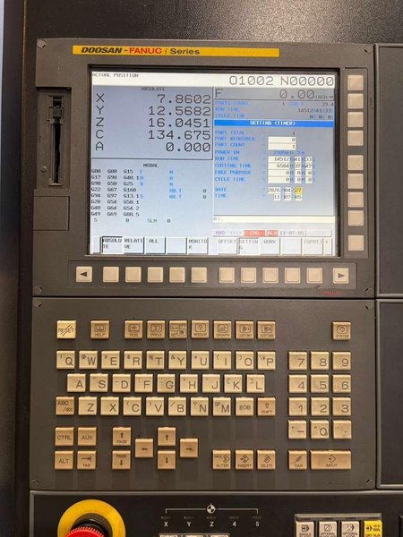 Doosan DNM 350/5AX 5-Axis CNC Vertical Machining Center – 2017 Mill