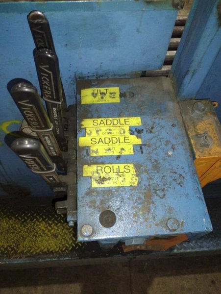 20,000 LBS X 54" X 36" BRANER COIL UPENDER. STOCK # 0435126