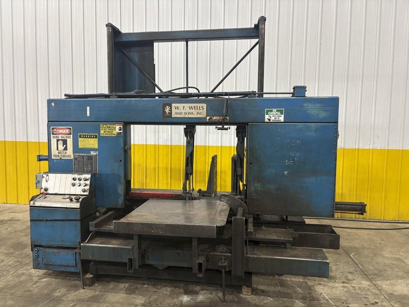 30&quot; X 36&quot; W.F. WELLS MODEL G-30-II HORIZONTAL BANDSAW: STOCK #23678