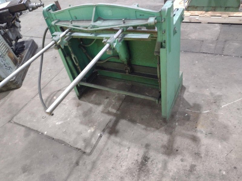 3' X 16 GAUGE PEXTO MODEL #137K PNEUMATIC POWERED SHEAR WITH BACK GAUGE: STOCK #21790