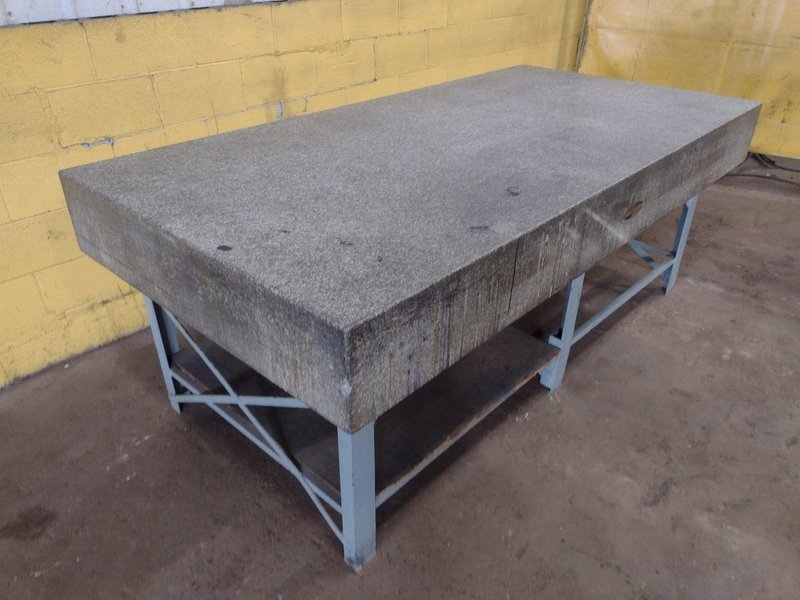 8&#039; X 4&#039; X 10&quot; CHALLENGE PRECISION LAYOUT INSPECTION GRANITE TABLE: STOCK #23813