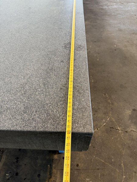 96&quot; X 48&quot; X 10&quot; GRANITE SURFACE PLATE W/ STAND. STOCK # 0881225.