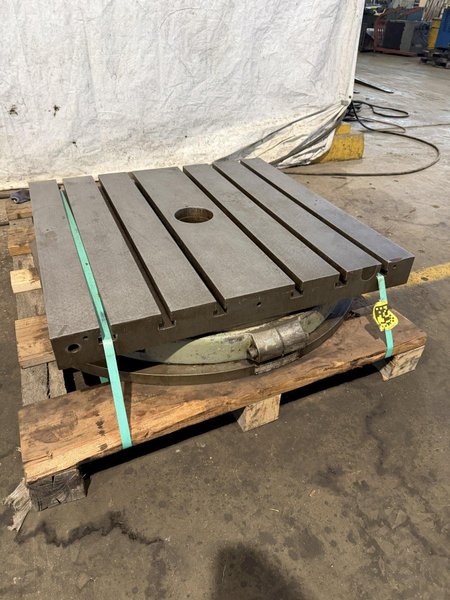 36" X 36" MANUAL  ROTARY TABLE. STOCK # 0668325