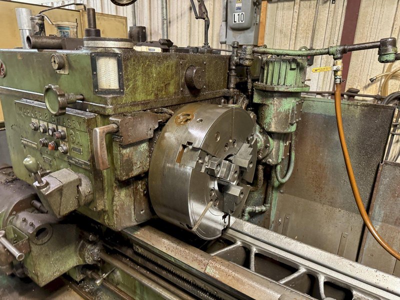 3A WARNER &amp; SWASEY M-3500 SADDLE TYPE TURRET LATHE. STOCK # 0345325