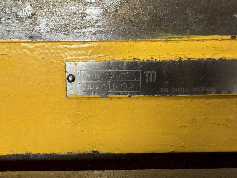 6" x 18" REID ROLLERWAY SURFACE GRINDER. STOCK #0316322