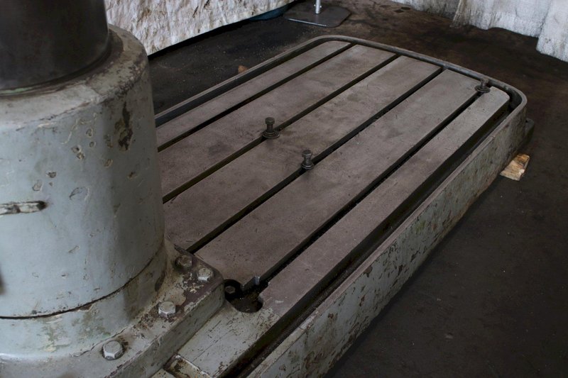 6' X 15" GIDDINGS &amp; LEWIS RADIAL DRILL: STOCK #74162