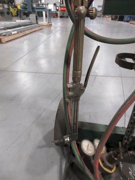 Oxy Acetylene Torch Cart with Torch, Tubing Regulators and Assorted Accessories- Auction Item