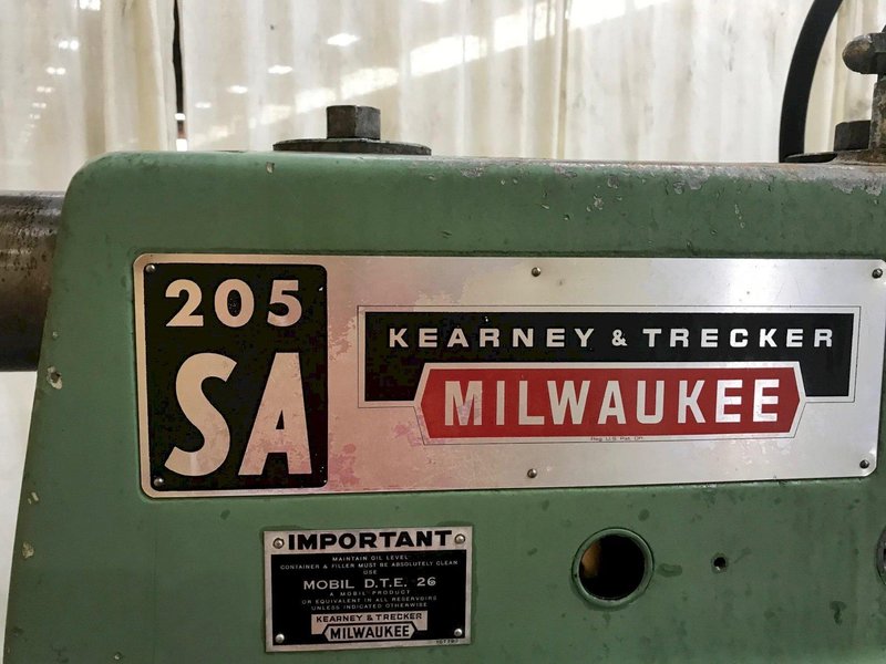 #2 KEARNEY &amp; TRECKER MODEL 205 SA HORIZONTAL MILL: STOCK # 72819
