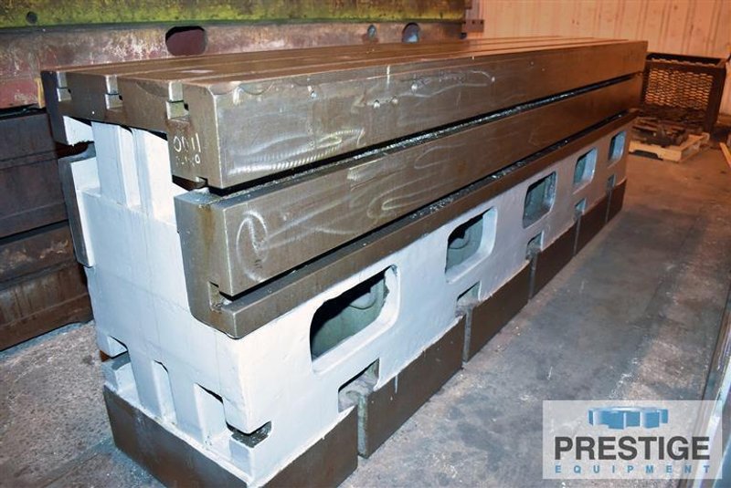 T-Slotted Riser Tables 42&quot; x 24&quot; x 127.5&quot; Cast Iron
