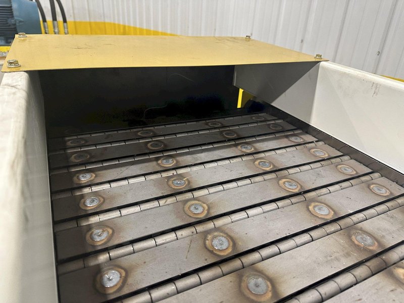 120&quot; X 20&quot; TITAN MODEL #WF049 STEEL BELT PARTS TRANSFER CONVEYOR: STOCK #19457