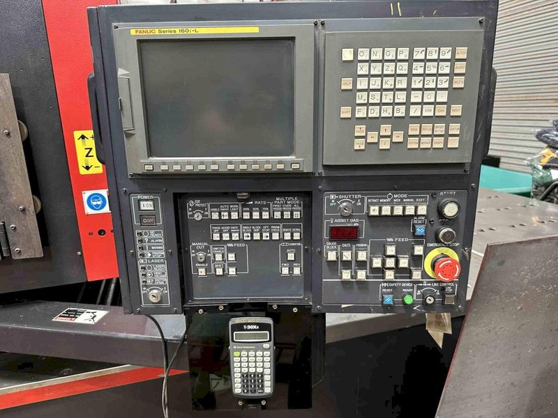 2000 Watt Amada Lasmac LC2415 Alpha 3 CO2 Laser, 1999 – Fanuc AF2000C Laser Resonator
