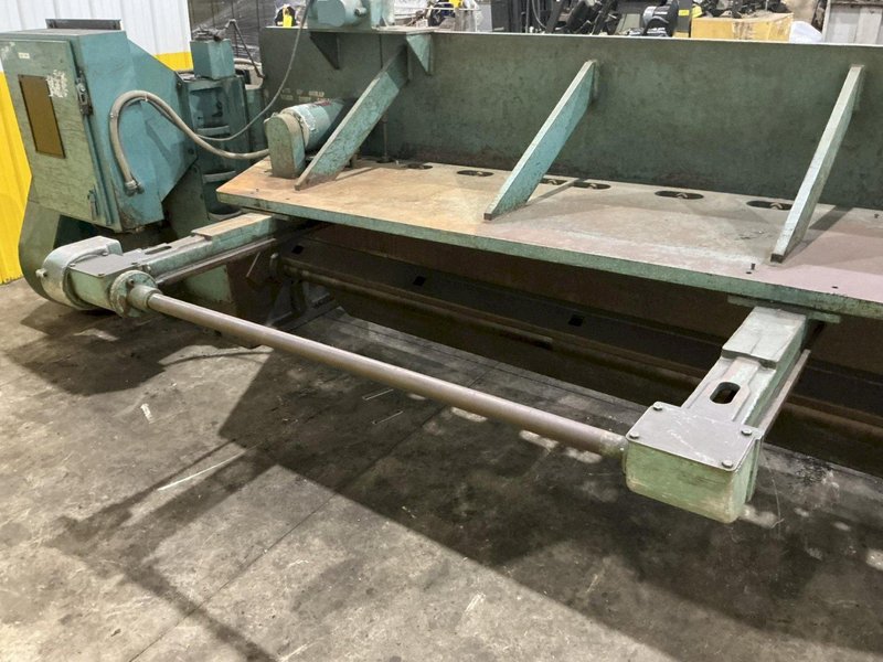 10' X 1/4" WYSONG MODEL #1025-F MECHANICAL POWER SQUARING SHEAR: YOBRO #25202