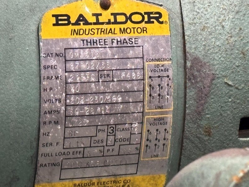 10 HP CONSOLIDATED SCRAP METAL BALER COMPACTOR: STOCK #22631