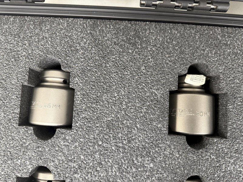 (8) 46 - 80 mm HYTORC 1&quot; HEX SOCKETS, FOR HYDRAULIC TORQUE WRENCH: YOBRO #24178