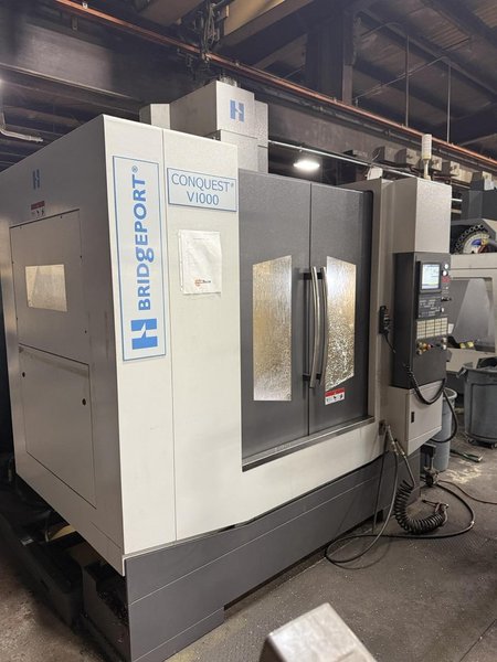 Hardinge Conquest V1000 VMC, 2016 – Cool Through Spindle, Chip Conveyor