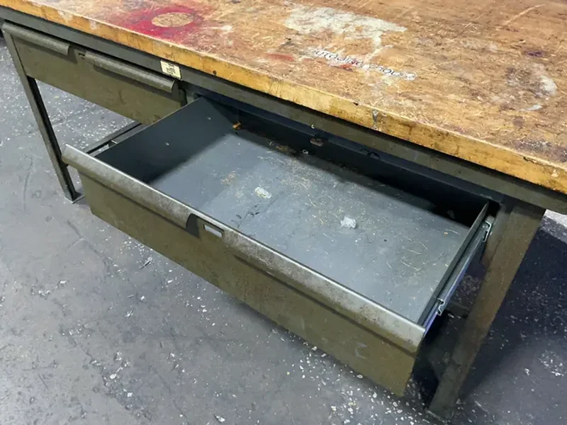 STRONG HOLD 36” X 72” / 2 DRAWERS WORKBENCH