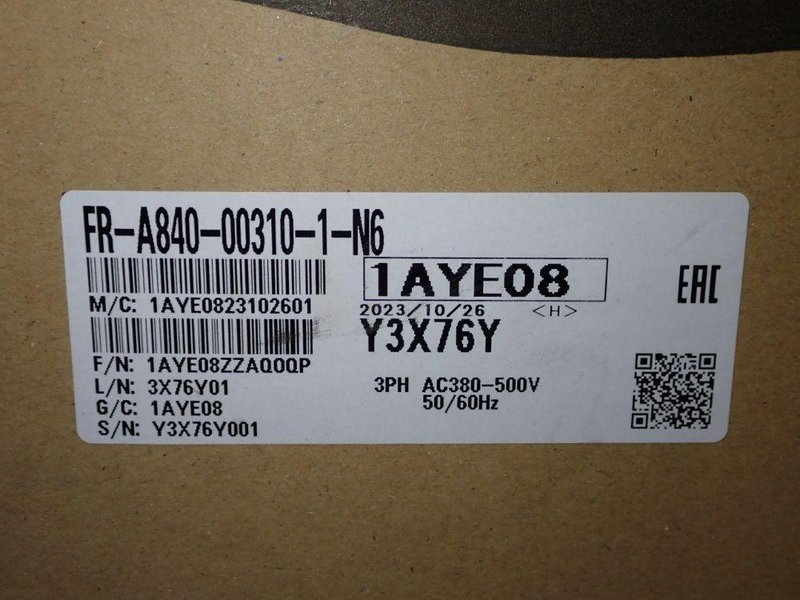 MITSUBISHI INVERTER  -  FR-A840-00310-1-N6