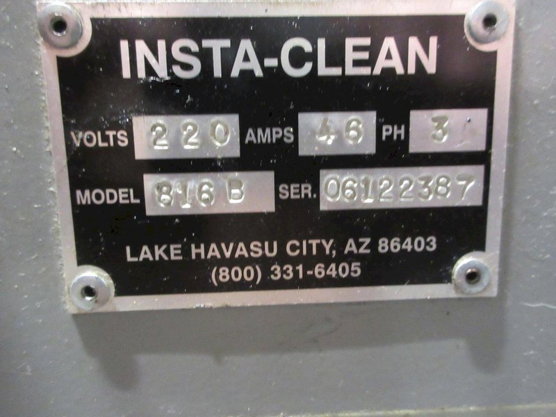 Insta-Clean 816-B Pass-Thru Conveyor Washer System- Auction Item