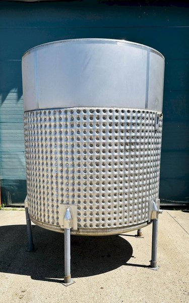 Perma-San 1000 Gallon Jacketed Stainless Steel Storage Tank / Vessel