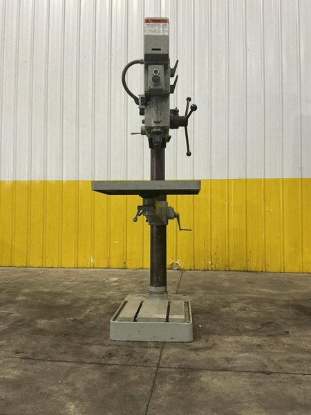 25" SOLBERGA GEARED HEAD SINGLE SPINDLE DRILL PRESS: YOBRO #25985