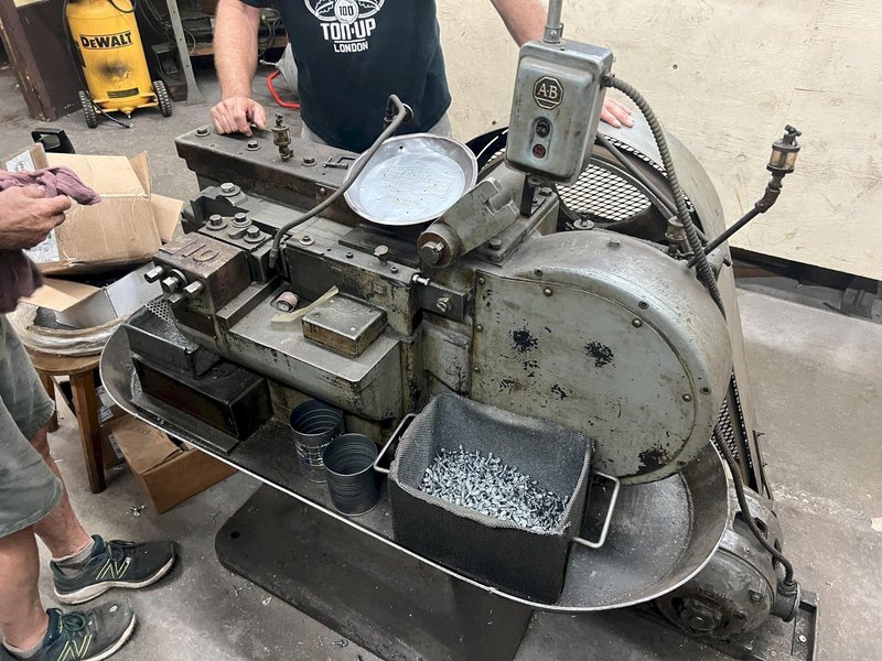 1/4&quot; Waterbury Farrel Model #10 Heavy Frame Hand Feed Thread Roller