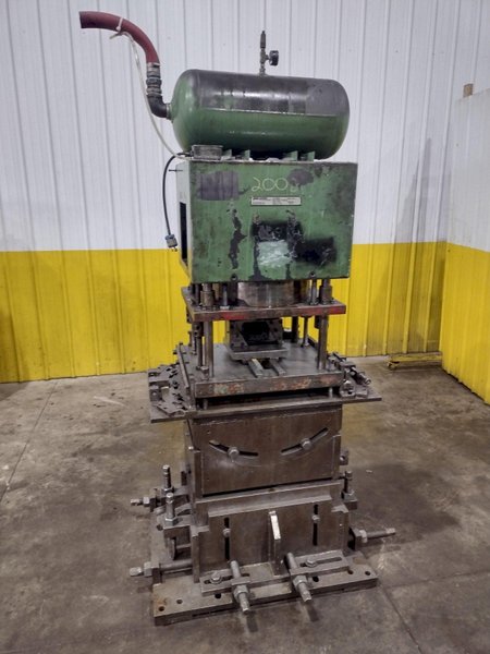 20 TON PNEUPOWR AIRAM MODEL #4P20 PNEUMATIC PRESS 3” STROKE: YOBRO #24858