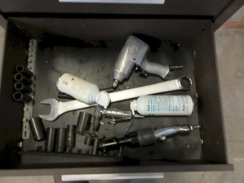 Kennedy 19-Drawer Rolling Tool Chest with Top and Bottom Units, Side Shelf and Contents- Auction Item