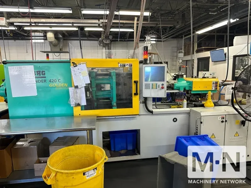110 TON 6.1 OZ ARBURG MODEL 420C-1000-290 INJECTION MOLDING MACHINE MFG 2016