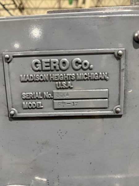 GERO CO. RM-17 ROUNDER USED