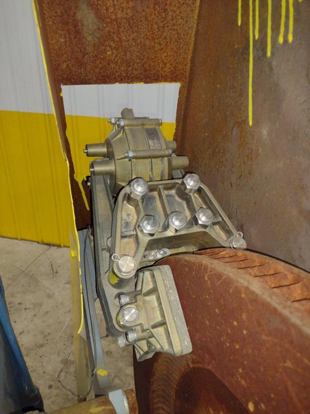 10,000 LB X 42” B&amp;K MOTORIZED UNCOILER COIL REEL : STOCK #22955