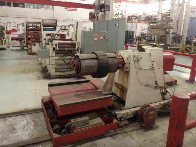 18" x 2.87" x 6,000# Ruesch Slitting Line