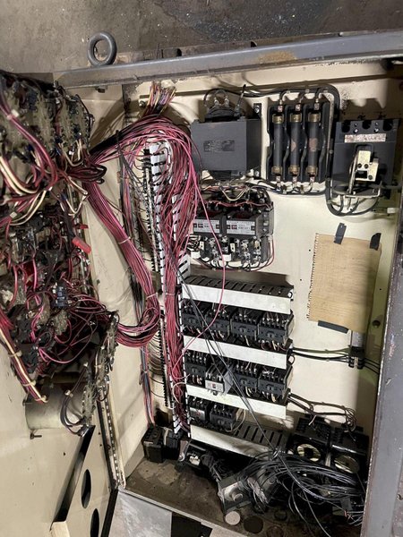 Shalco model u180 gas fired shell core machine with gun drilled heater plates, gas system and controls