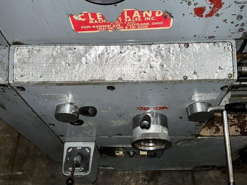 20"/27" X 80" SIRCO MODEL #PA-20 GAP BED ENGINE LATHE 2-1/8" HOLE : YOBRO #25910