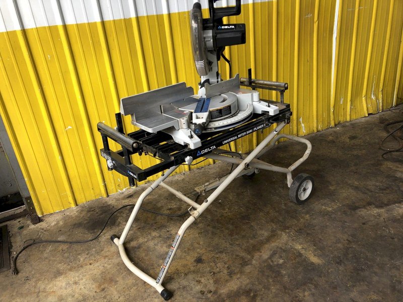 12&quot; DELTA MODEL 36-255L COMPOUND LASER MITER SAW WITH STAND: STOCK 19214