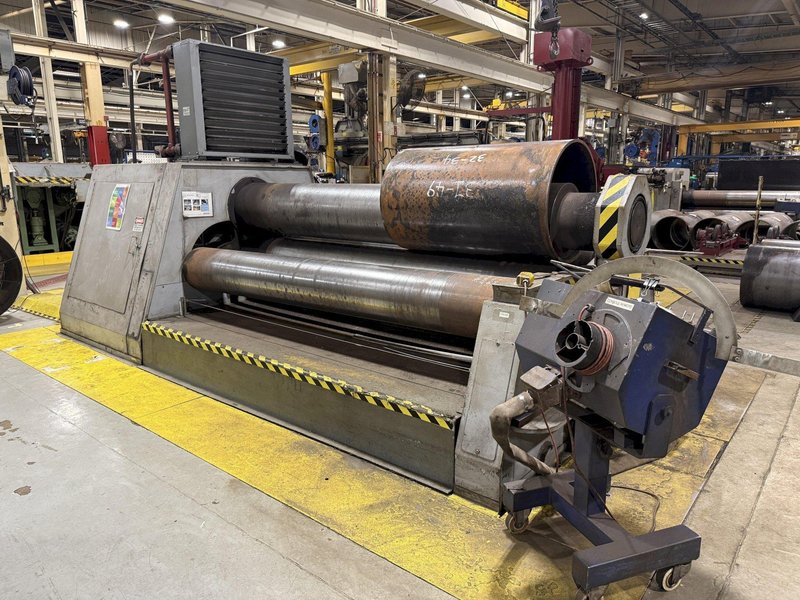 1.5" X 10' MG MODEL #EH-430/40 4-ROLL HYDRAULIC PLATE BENDING ROLL: STOCK #23768