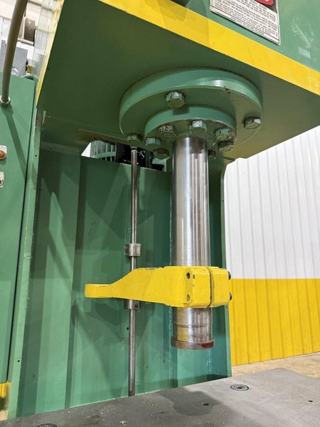 20 TON DENISON MODEL #FH20 HYDRAULIC GAP FRAME PRESS 12&quot; STROKE: YOBRO #24080