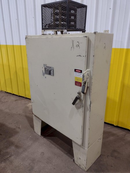 8.25&quot; X .010&quot; PERFECTO MODEL #S170817 17 ROLL POWERED PRECISION COIL STRIP STRAIGHTENER: STOCK #19253