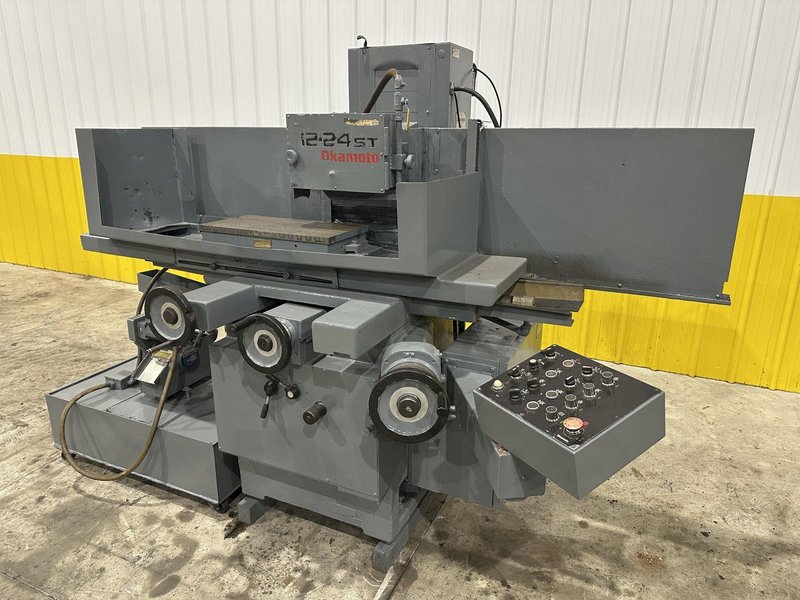 12&quot; x 24&quot; OKAMOTO MODEL #ACC-12.24ST 3 AXIS AUTOMATIC HORIZONTAL SURFACE GRINDER: STOCK #21943
