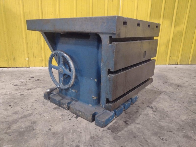 24&quot; X 30&quot; X 24&quot; HIGH CARLTON TILTING UNIVERSAL DRILL TABLE: STOCK 24380
