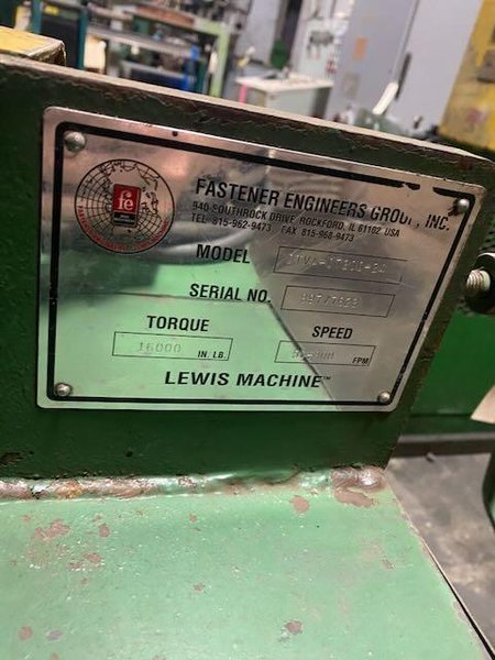 5/16&quot; Fastener Engineers Model DTVA-07300-24 High Speed Wire Drawer