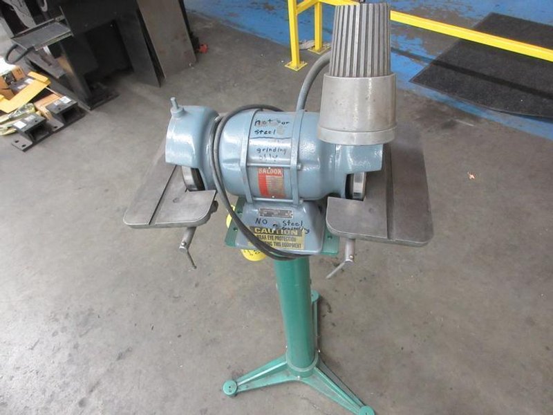 Balodor Double End Pedestal Carbide Tool Grinder with Tilting Tables- Auction Item