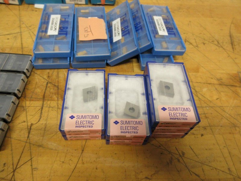 Seco, Thin-bit, Ingersoll, Sumitomo &amp; More - Assorted Indexable Carbide Inserts - NEW- Auction Item