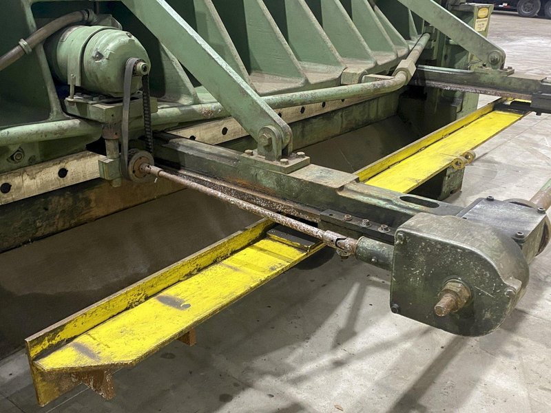 10' X 1/4" WYSONG MODEL #1025 MECHANICAL POWER SQUARING SHEAR: STOCK #20267